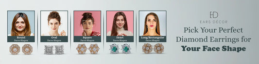a guide to matching diamond earring styles with different face shapes to help you choose the perfect pair
