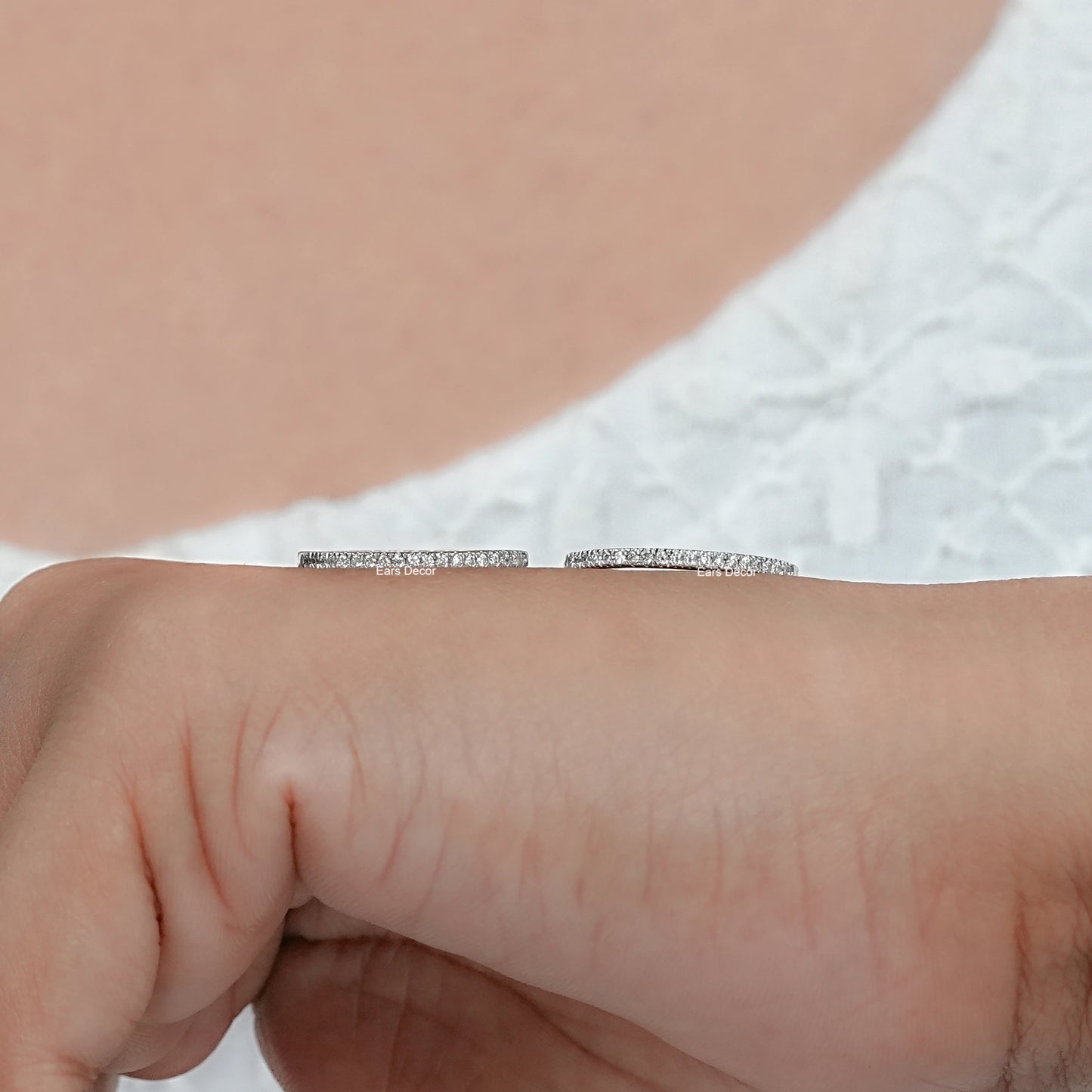 In-Out Round Lab Diamond Hoop Earrings