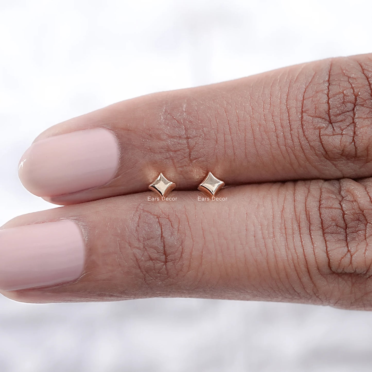 Minimalist Pillow Stud Earrings