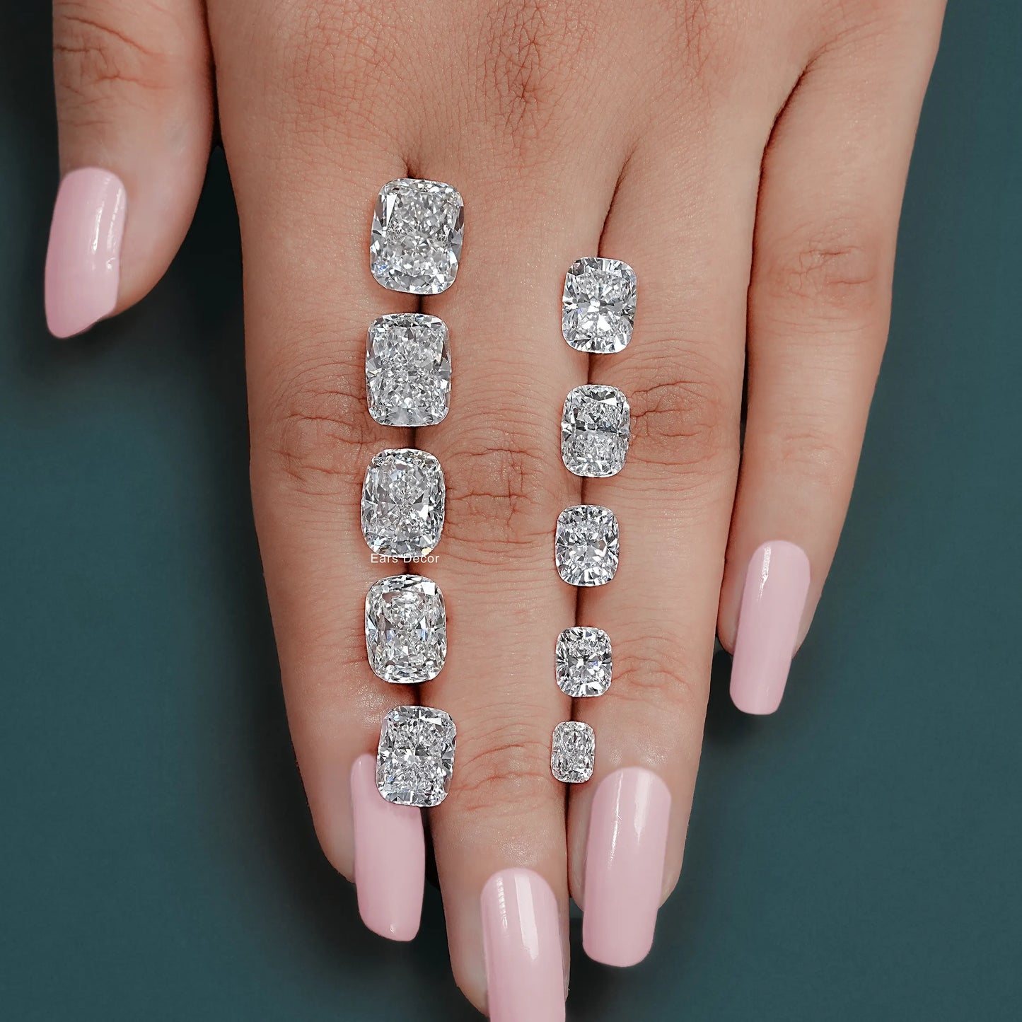 IGI Certified Elongated Cushion Lab Grown Diamond