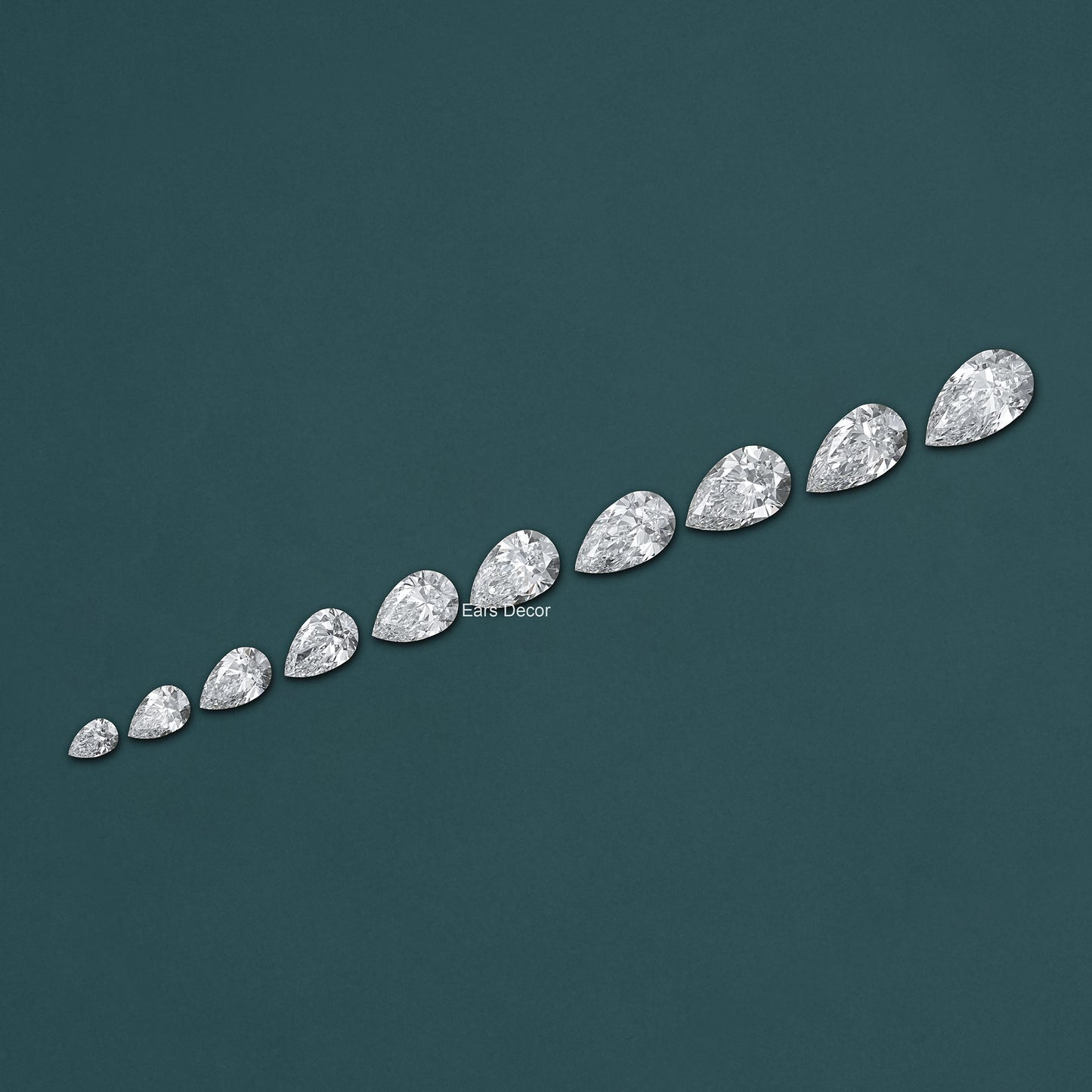 Pear Cut IGI Certified Loose Lab Diamond