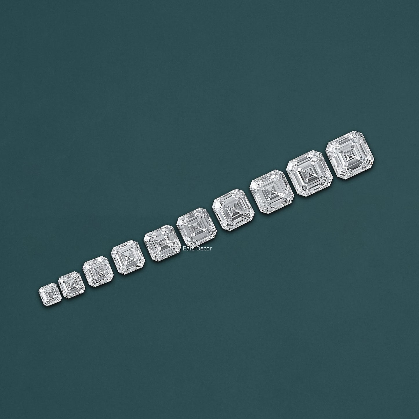 Asscher Cut Loose Lab Grown IGI Certified Diamond