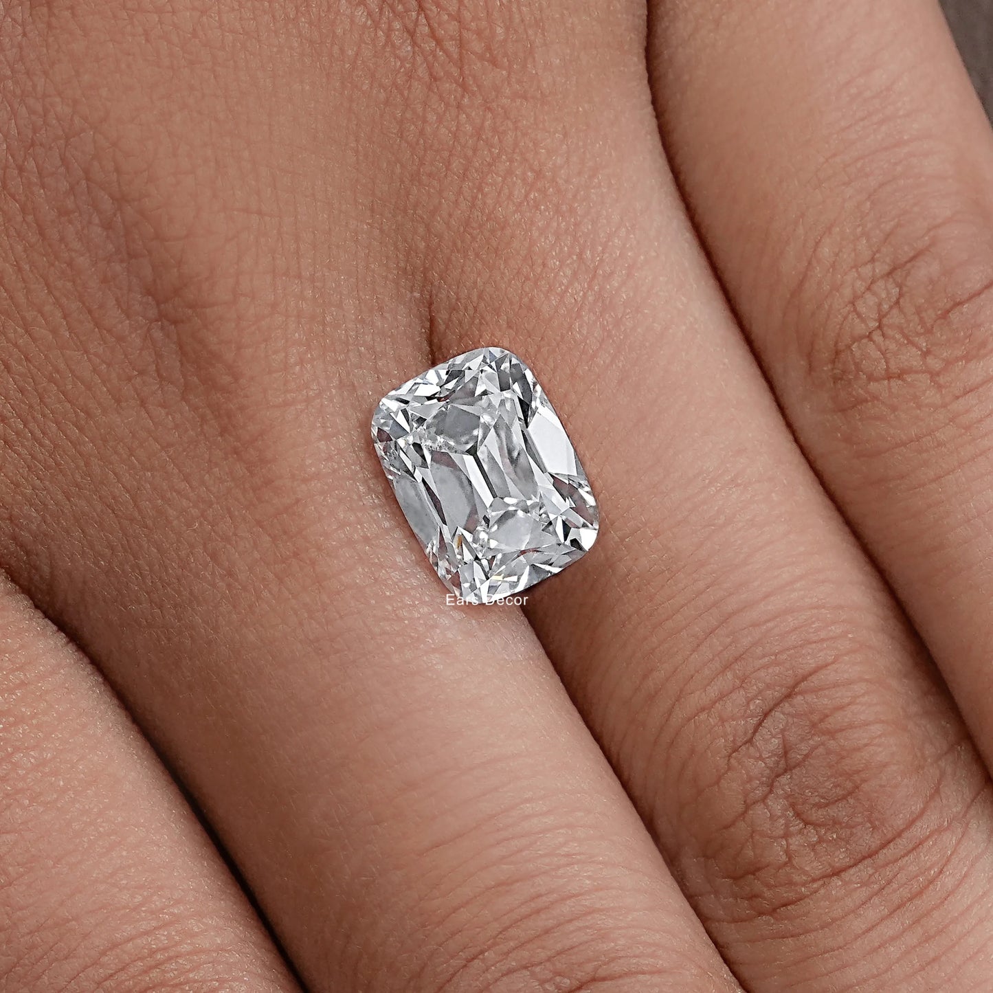 Elongated Old Mine Cushion Cut Loose Lab Diamond
