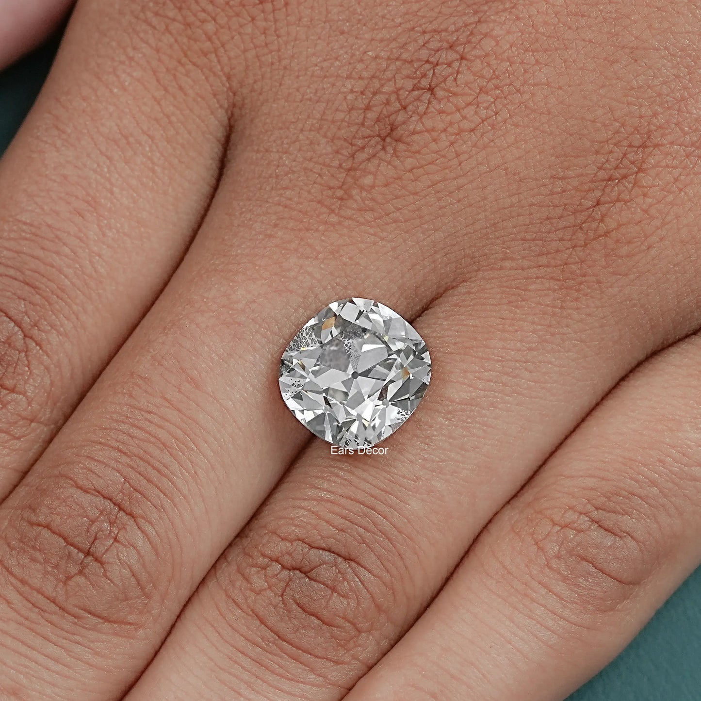 Old Mine Cushion Cut Lab Grown Loose Diamond