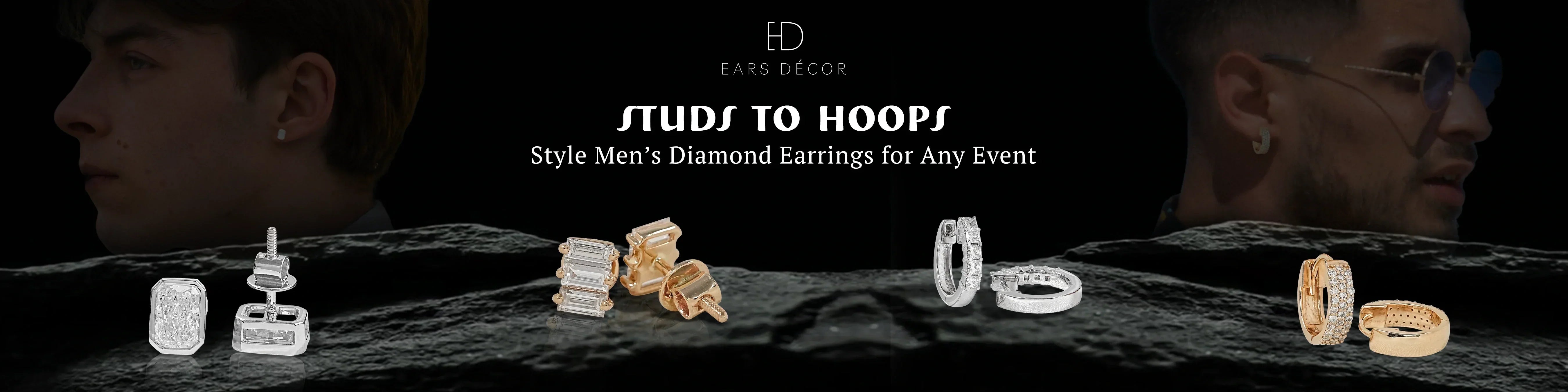 How to Style Men’s Diamond Earrings for Every Occasion – EARS DECOR