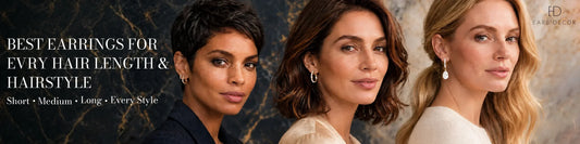 Best Earrings for Every Hair Length and Hairstyle
