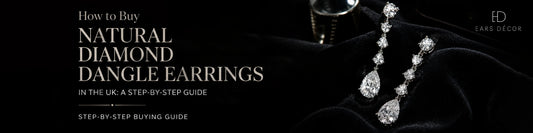 Natural diamond dangle earrings in a step-by-step UK buying guide.