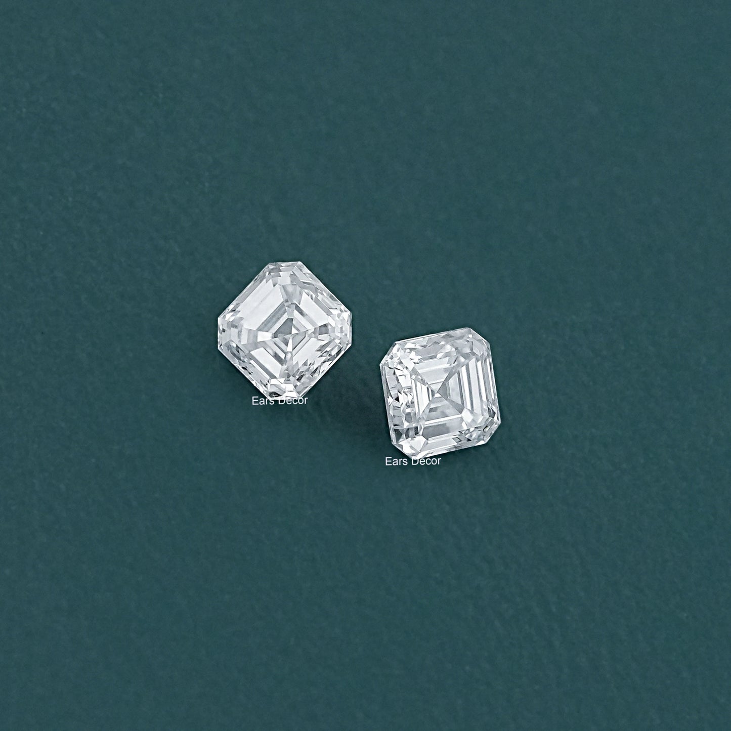 Asscher Cut Lab Grown Diamond Matching Pair
