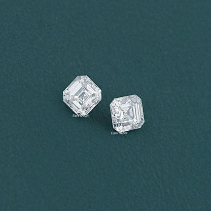 Asscher Cut Lab Grown Diamond Matching Pair