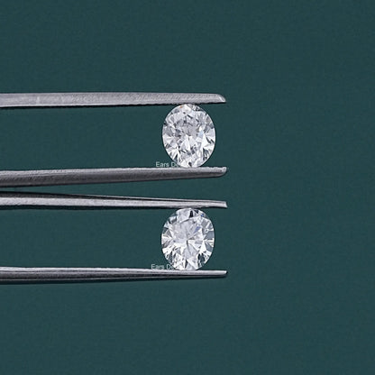 Oval Cut Lab Diamond Matching Pair