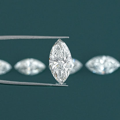 Brilliant Marquise Cut IGI Certified Lab Diamond