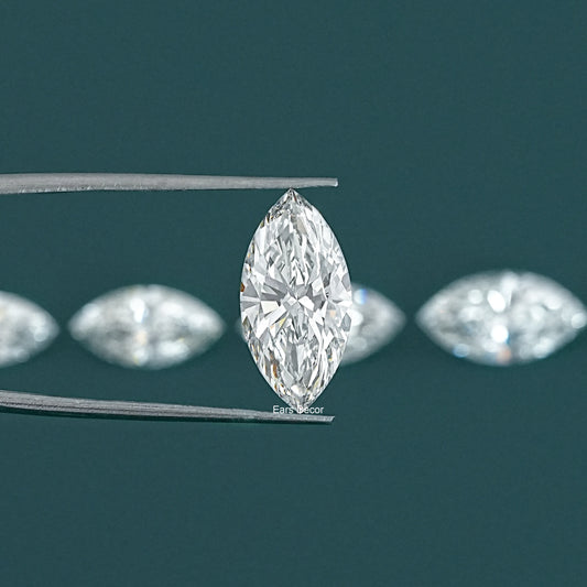 Brilliant Marquise Cut IGI Certified Lab Diamond