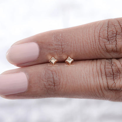 Minimalist Pillow Stud Earrings