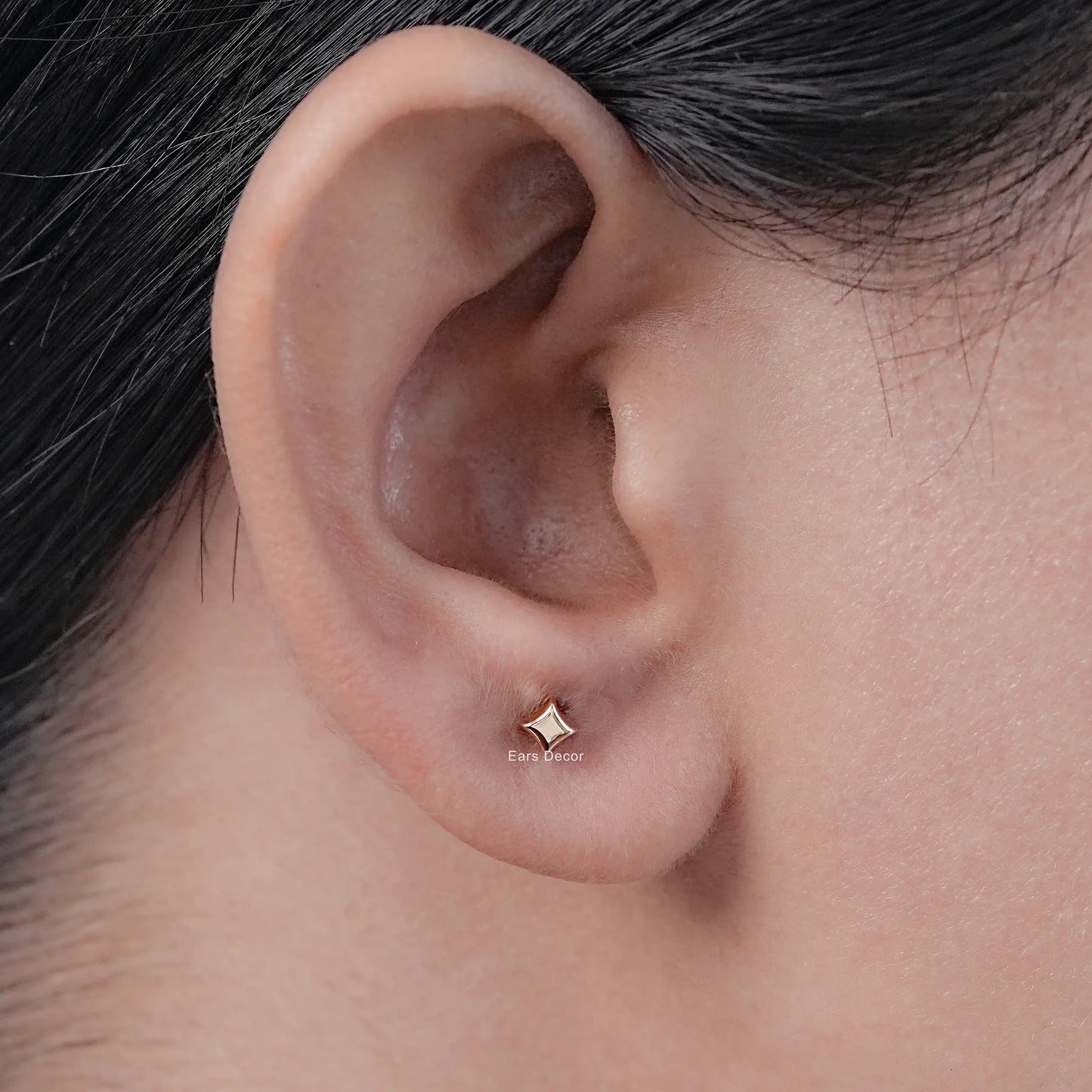 Minimalist Pillow Stud Earrings