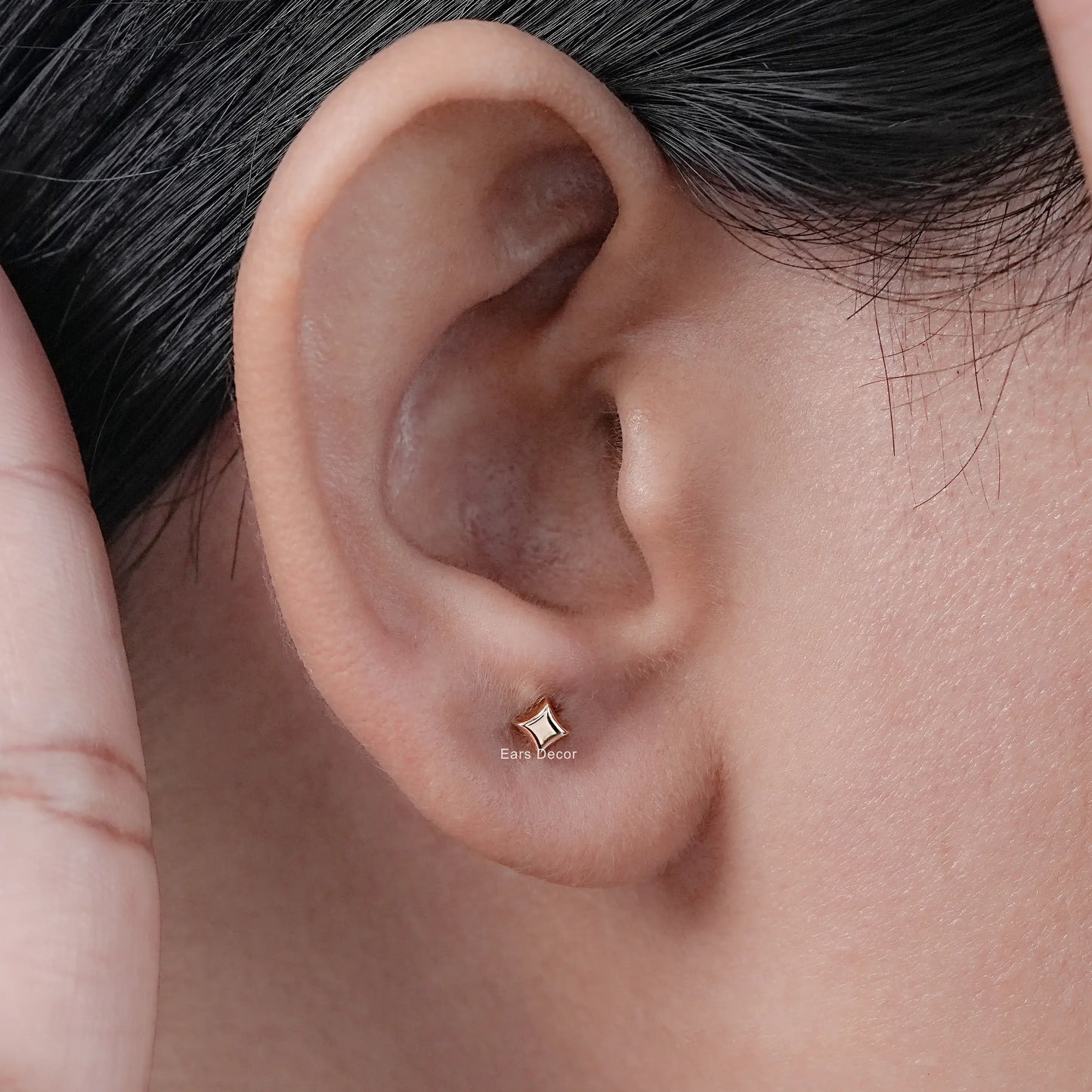 Minimalist Pillow Stud Earrings