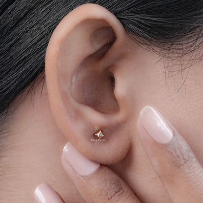 Minimalist Pillow Stud Earrings