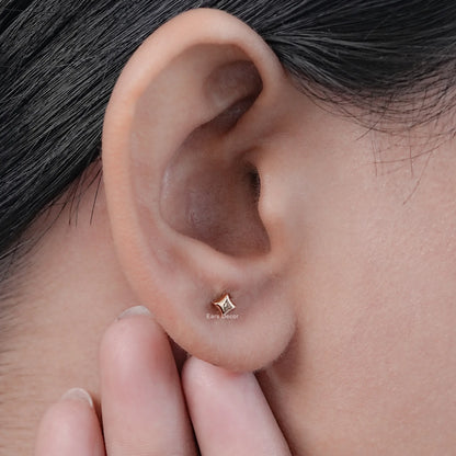 Minimalist Pillow Stud Earrings