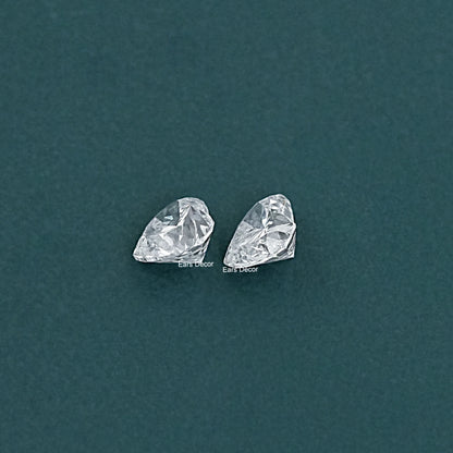Heart Cut Lab Diamond Matching Pair
