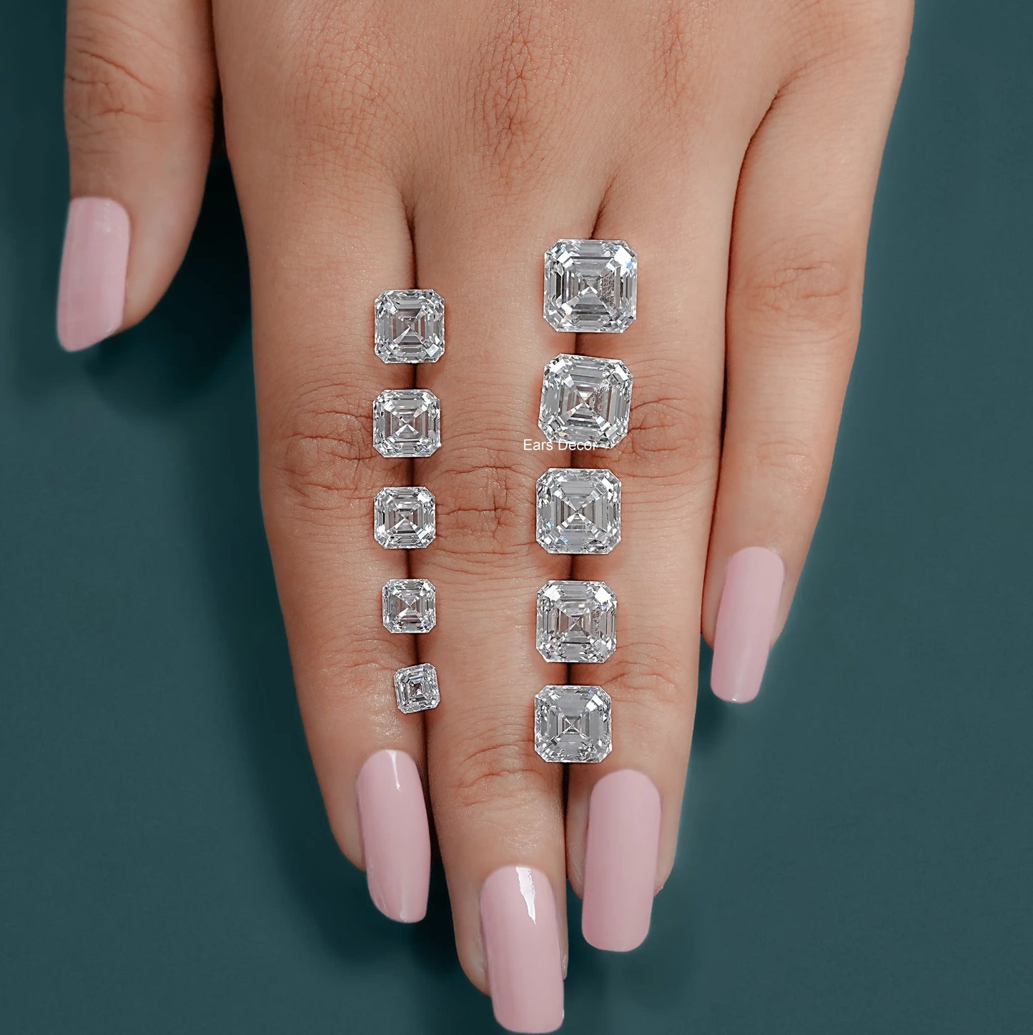 Asscher Cut Loose Lab Grown IGI Certified Diamond