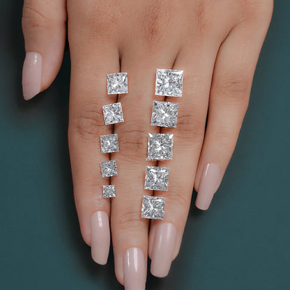 IGI Certified Princess Cut Lab Diamond Loose