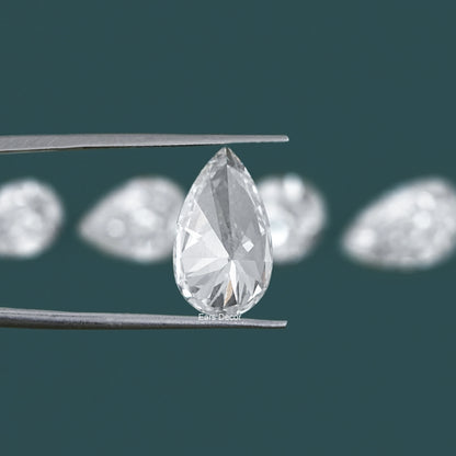 Pear Cut IGI Certified Loose Lab Diamond