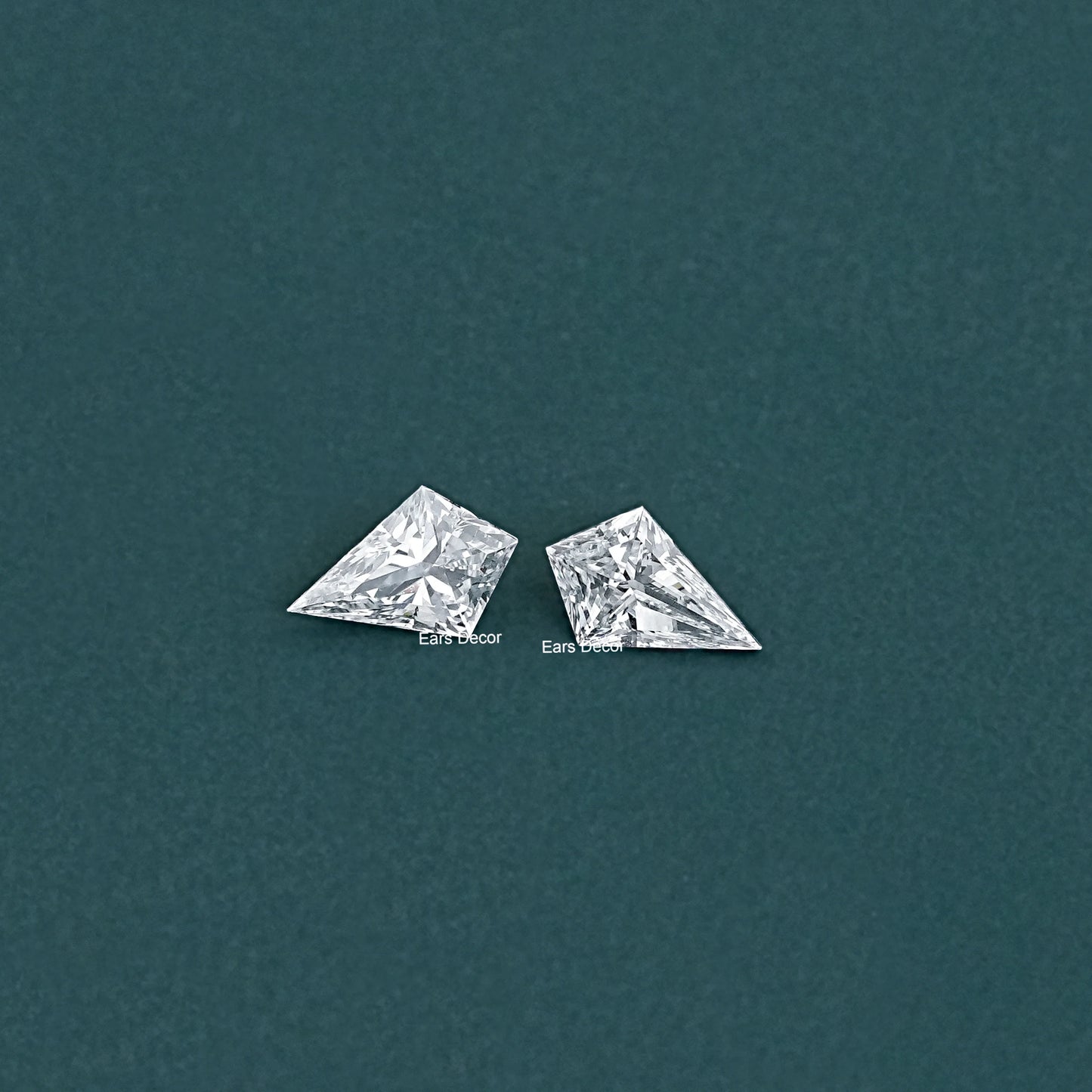 Kite Cut Lab Diamond Matching Pair
