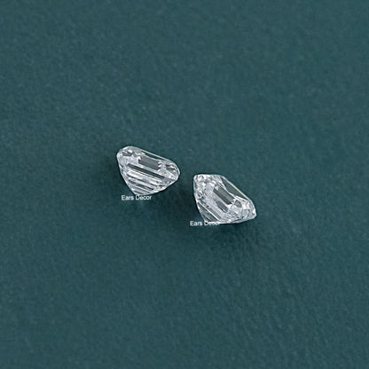 Asscher Cut Lab Grown Diamond Matching Pair
