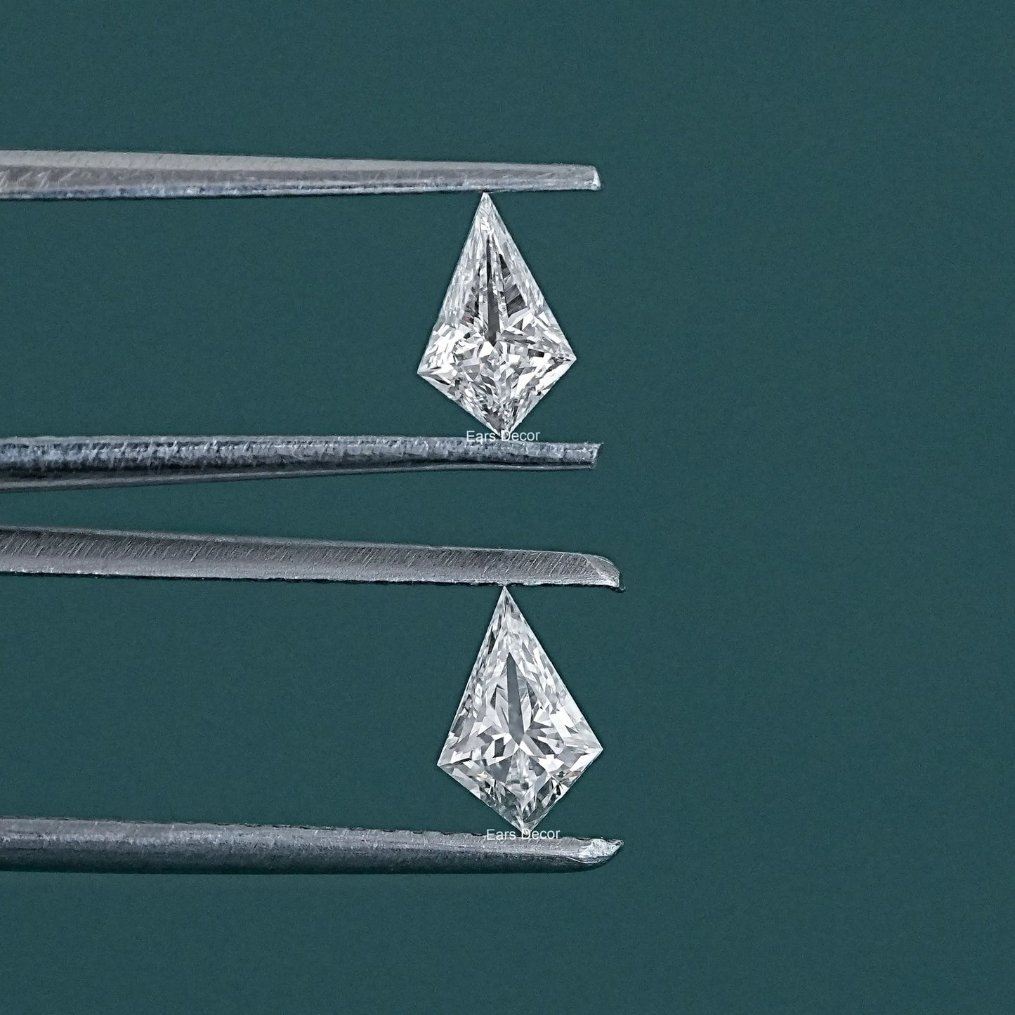 Kite Cut Lab Diamond Matching Pair