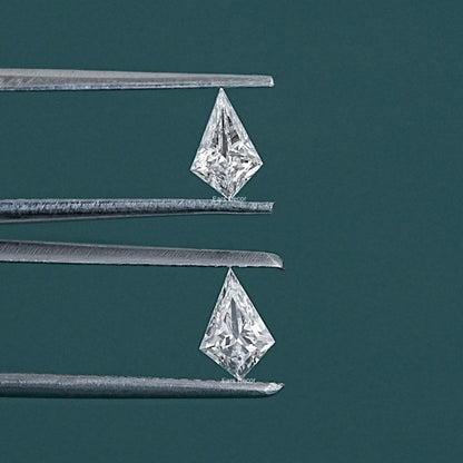 Kite Cut Lab Diamond Matching Pair