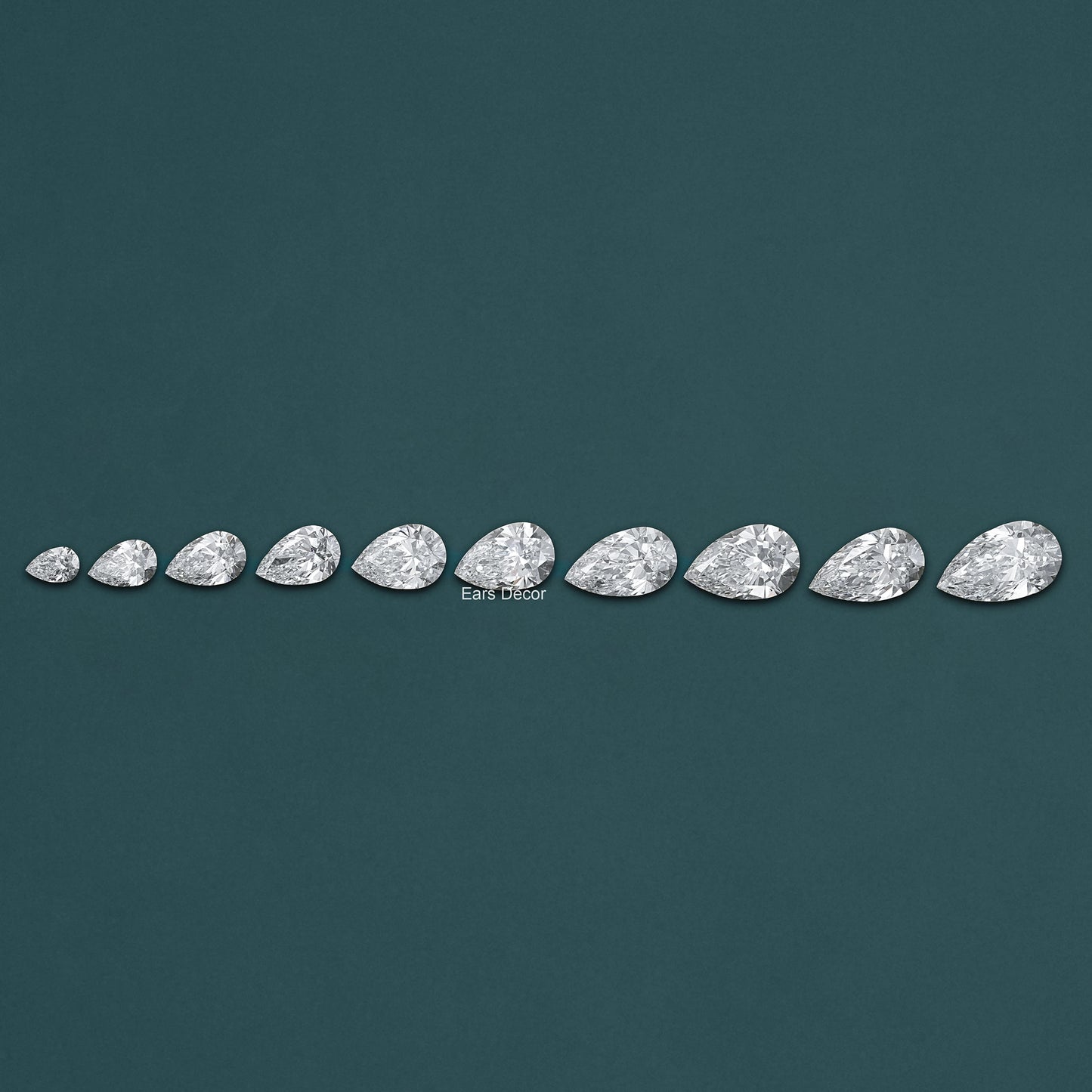 Pear Cut IGI Certified Loose Lab Diamond