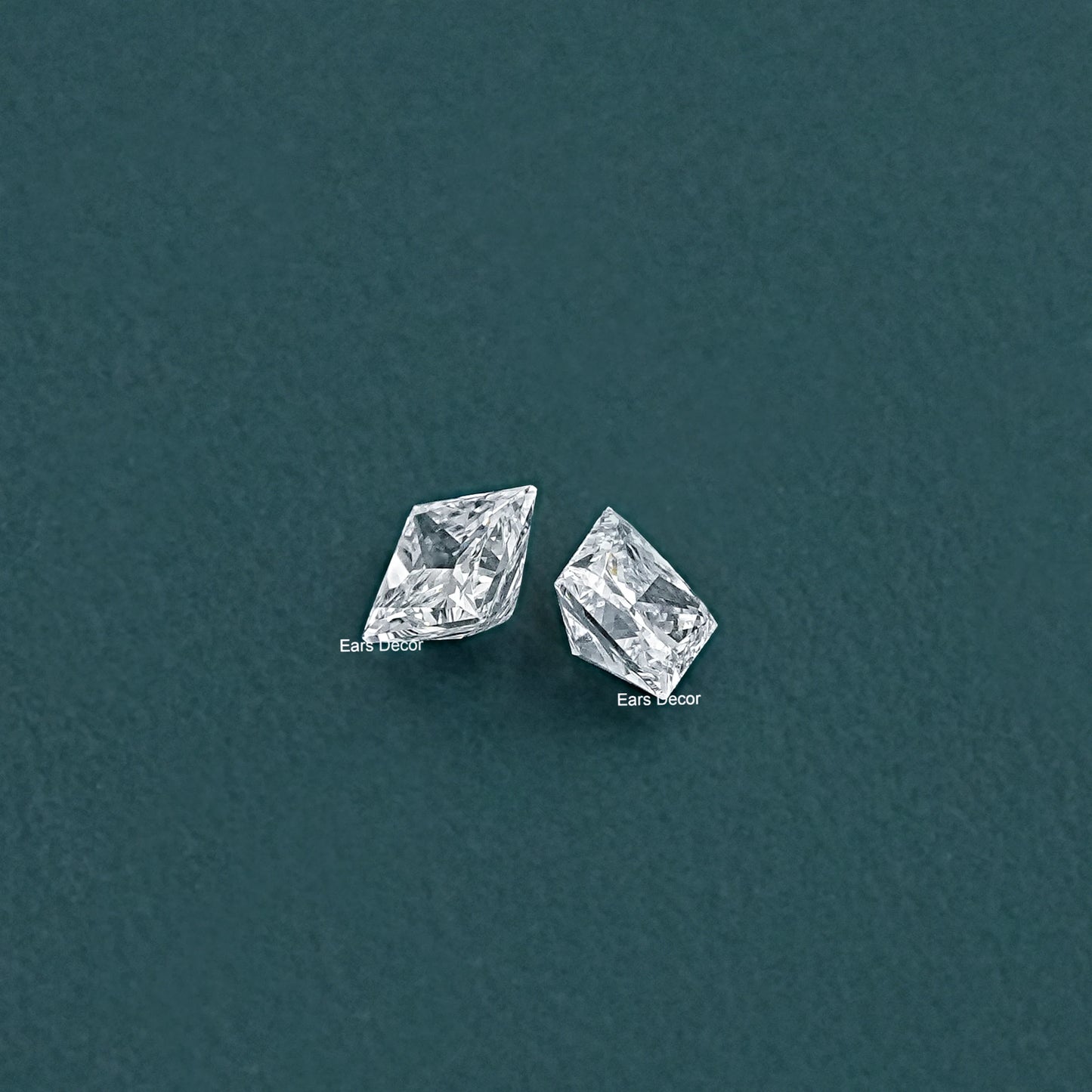 Princess Cut Lab Grown Diamond Pair