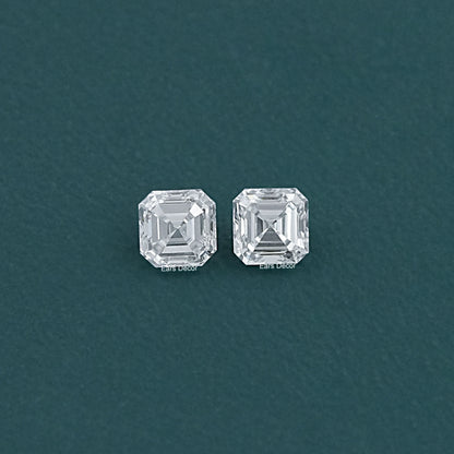 Asscher Cut Lab Grown Diamond Matching Pair