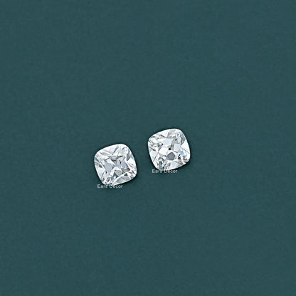 Old Mine Cushion Cut Lab Grown Diamond Pair
