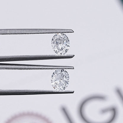 Oval Cut Lab Diamond Matching Pair