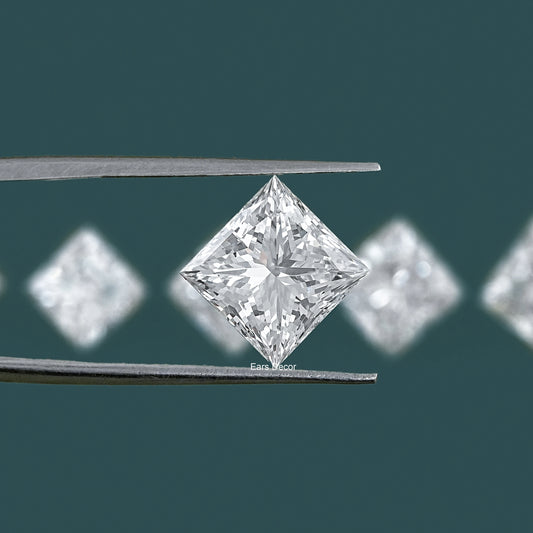 IGI Certified Princess Cut Lab Diamond Loose