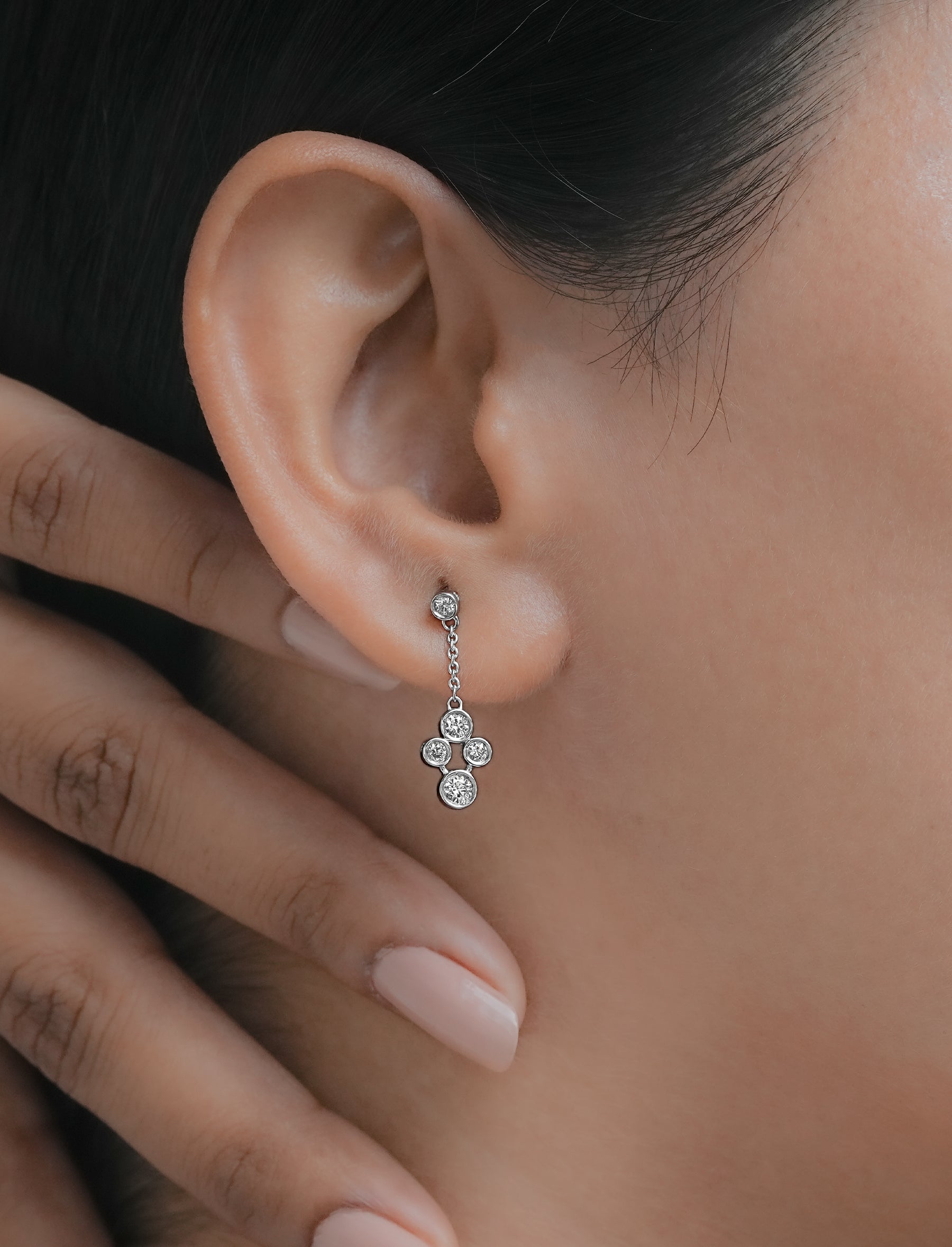 Natural Diamond Earrings
