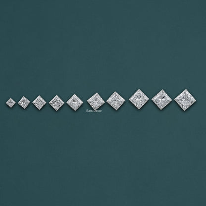 IGI Certified Princess Cut Lab Diamond Loose