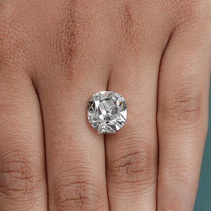 Old Mine Cushion Cut Lab Grown Loose Diamond
