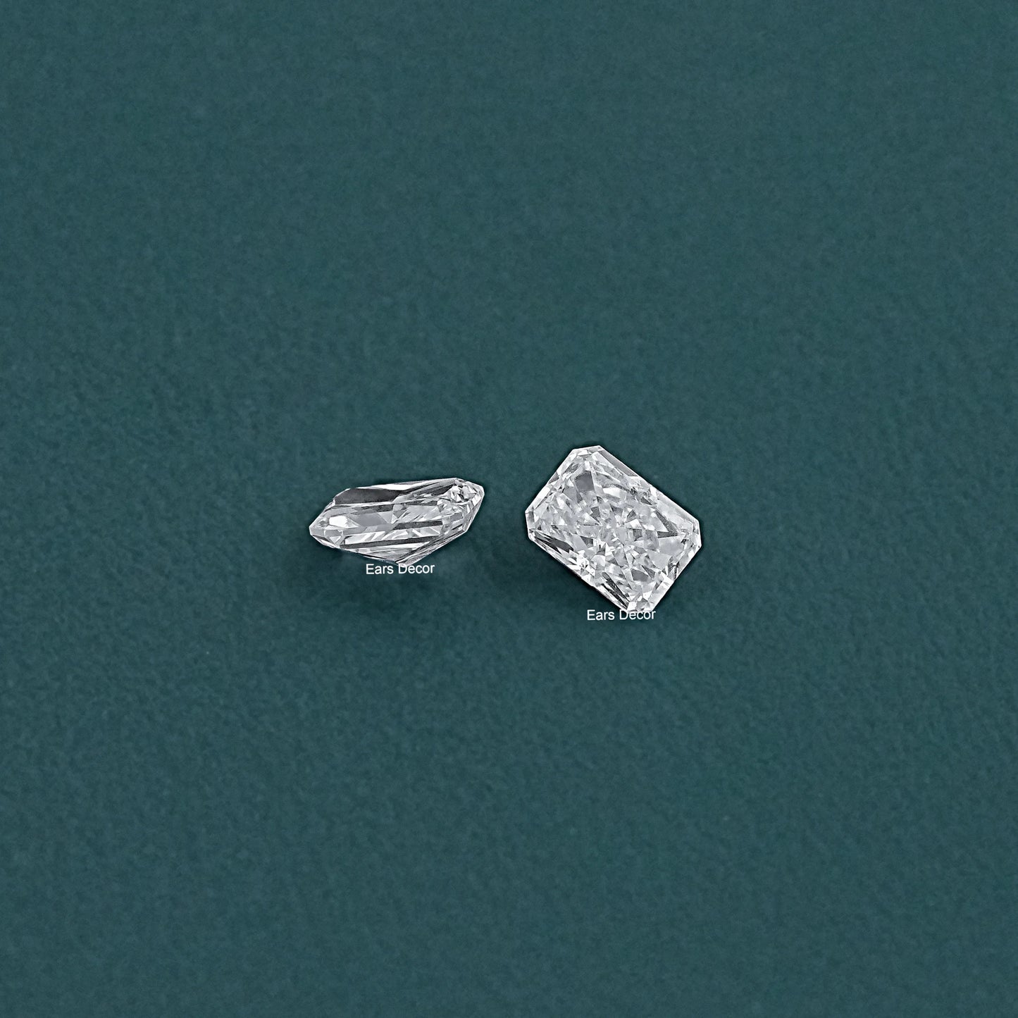 Matching Pair Radiant Cut Lab Loose Diamond