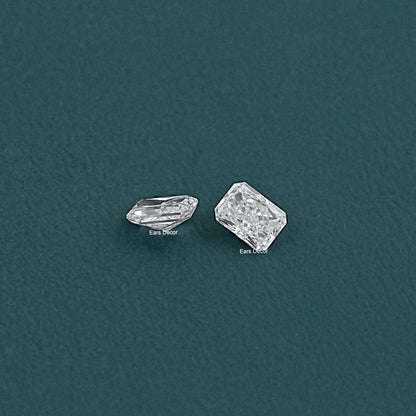 Matching Pair Radiant Cut Lab Loose Diamond