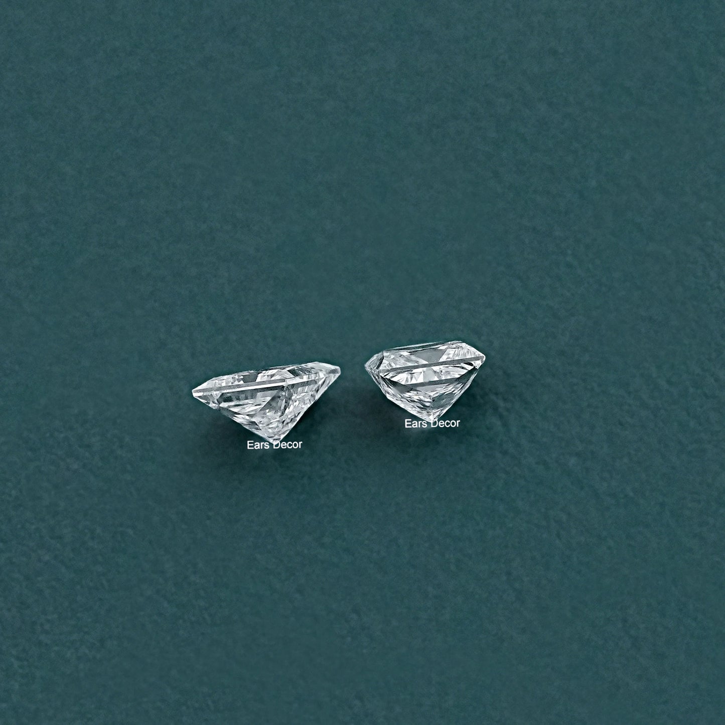 Princess Cut Lab Grown Diamond Pair