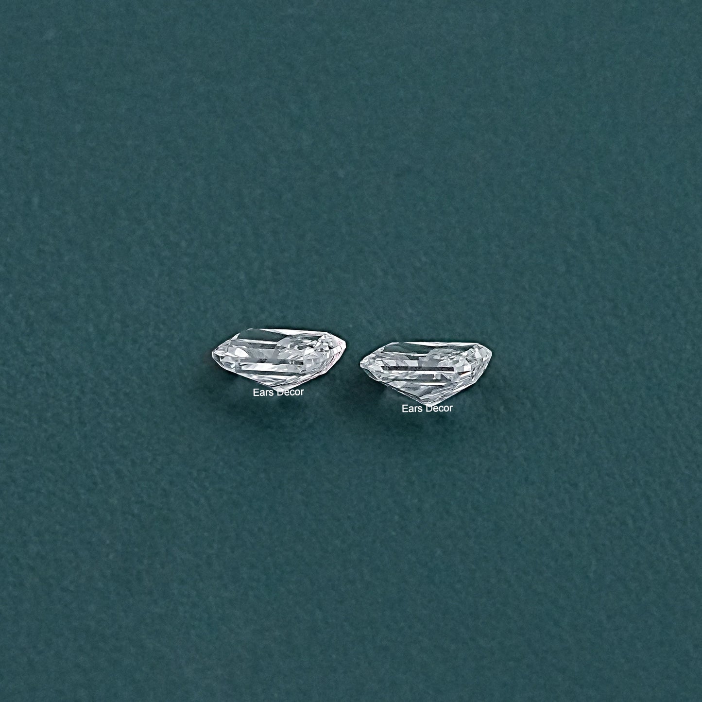 Matching Pair Radiant Cut Lab Loose Diamond