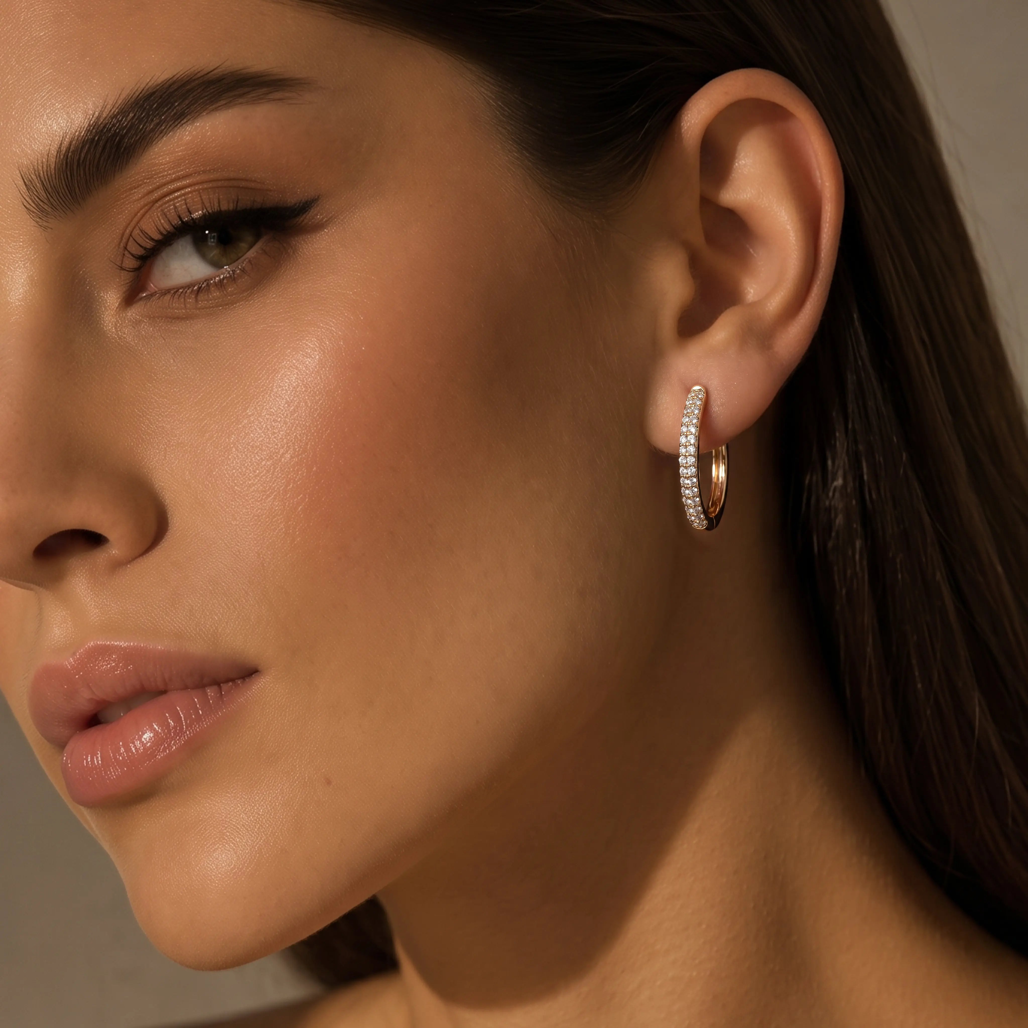 NATURAL DIAMOND STUDS image