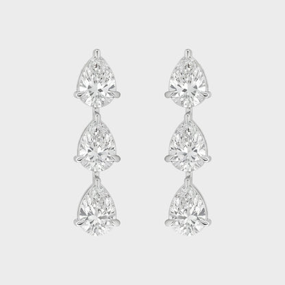 Demo 2 - Not Selling  Product Pear Drop   Earrings - New  Theme (Copy) (Copy)