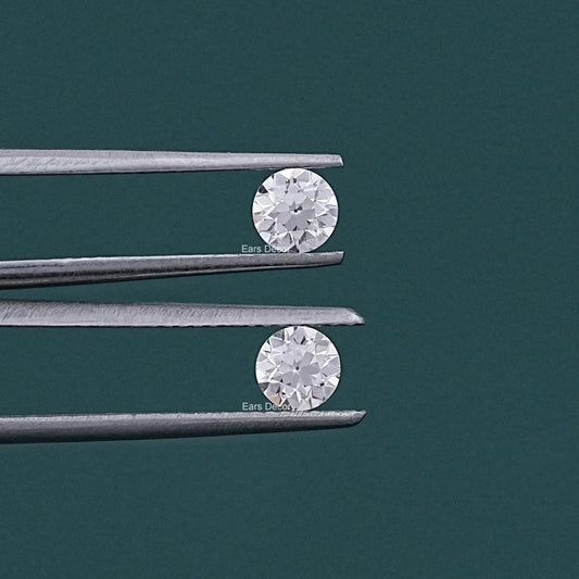Old European Round Cut Lab Diamond Matching Pair