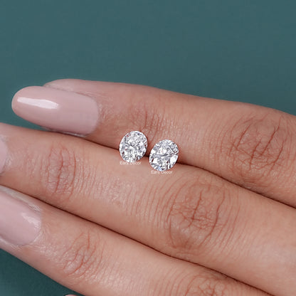 Oval Cut Lab Diamond Matching Pair