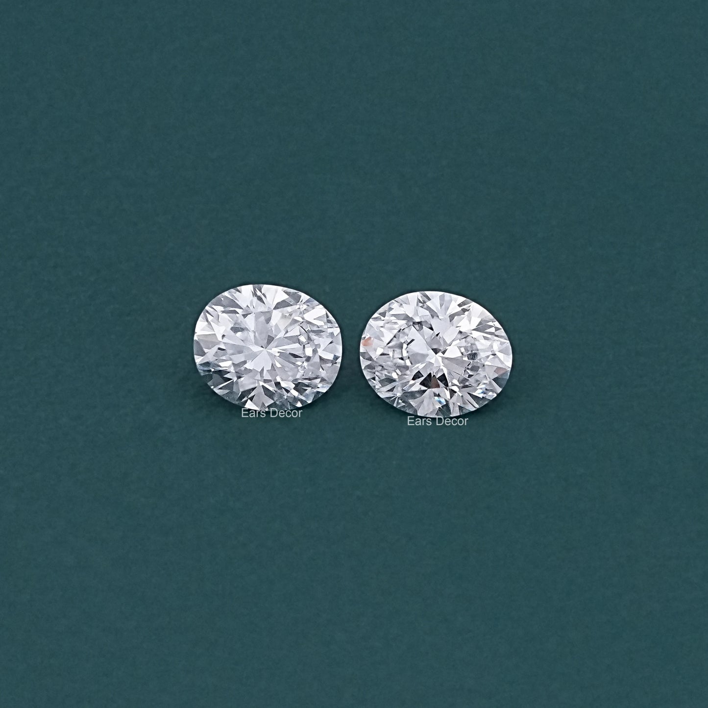 Oval Cut Lab Diamond Matching Pair