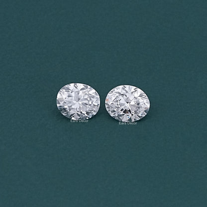 Oval Cut Lab Diamond Matching Pair