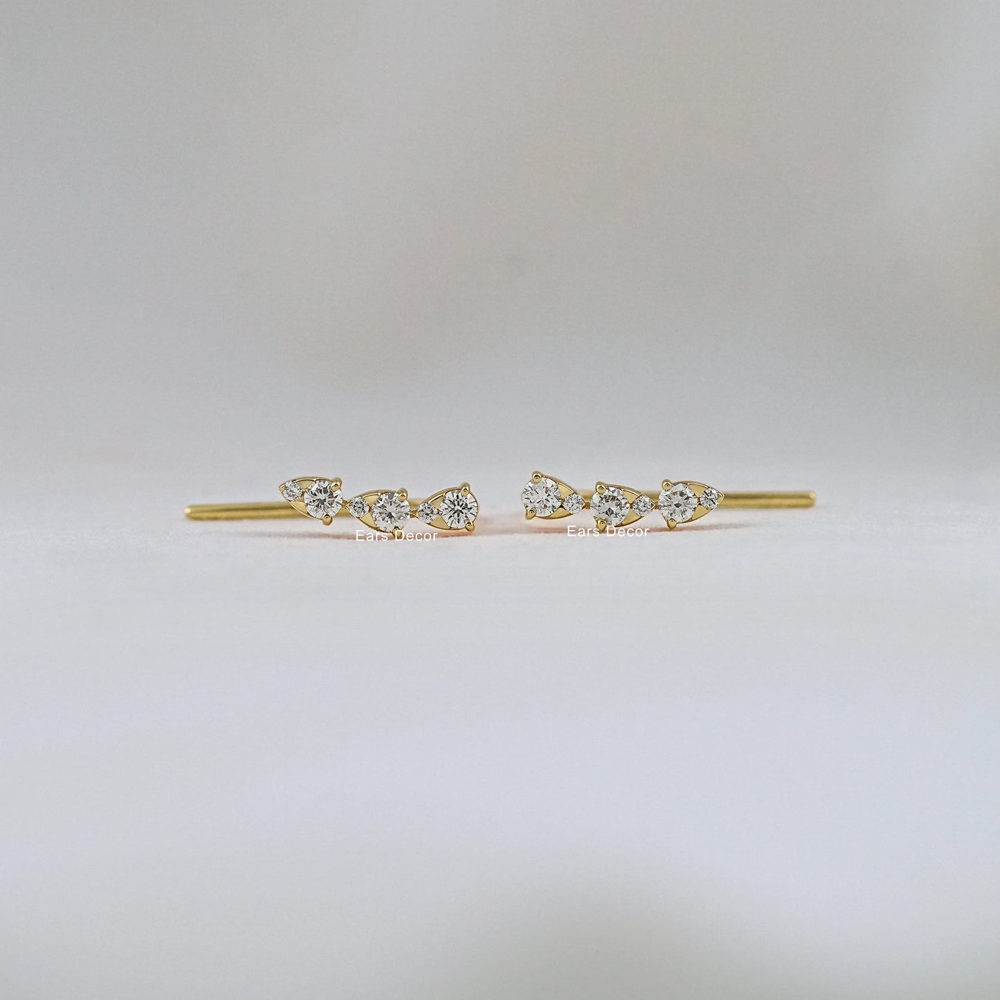 Pear Shape Ear Hook Dangle Earring