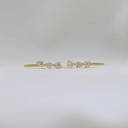 Pear Shape Ear Hook Dangle Earring